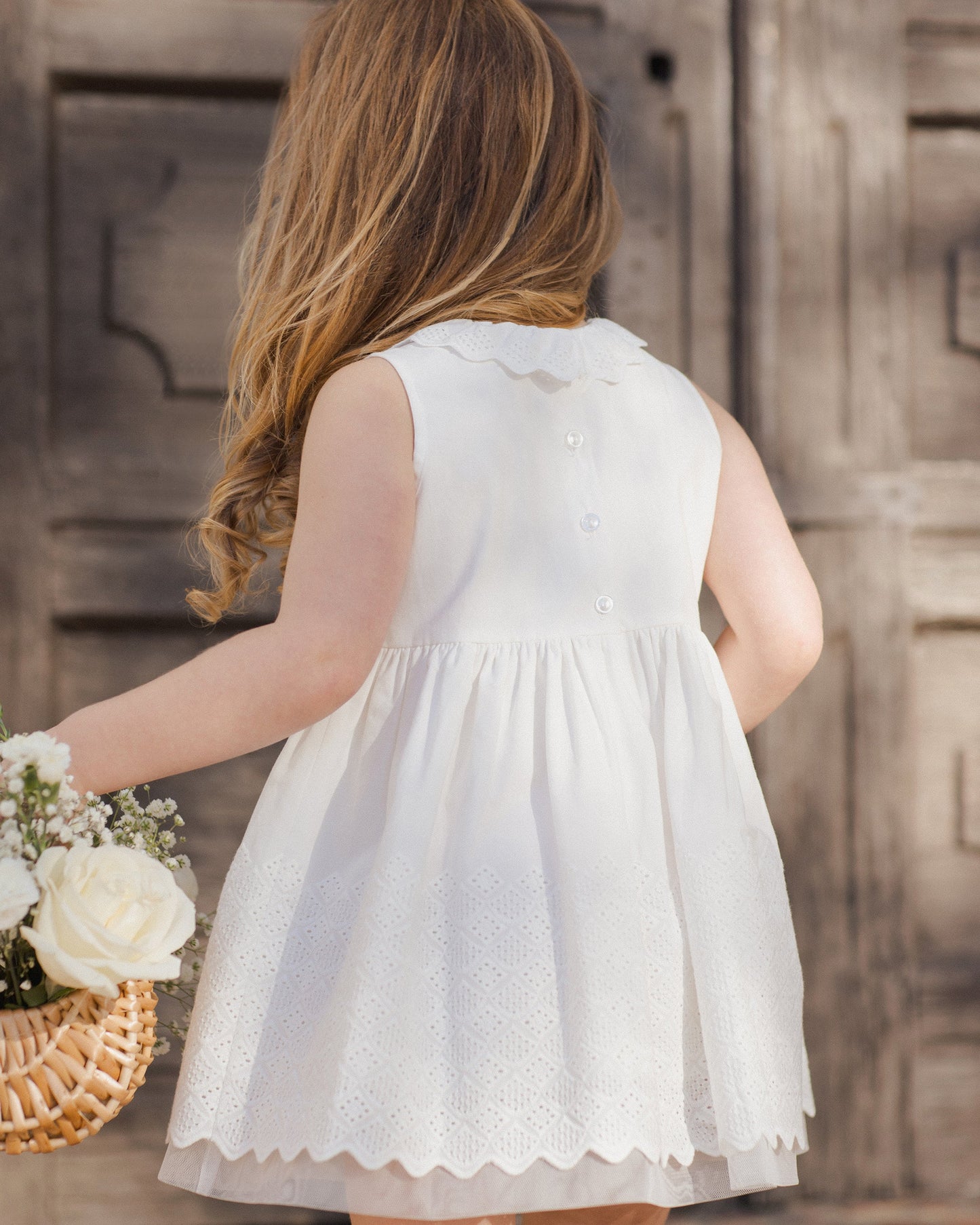 Georgia Dress in White