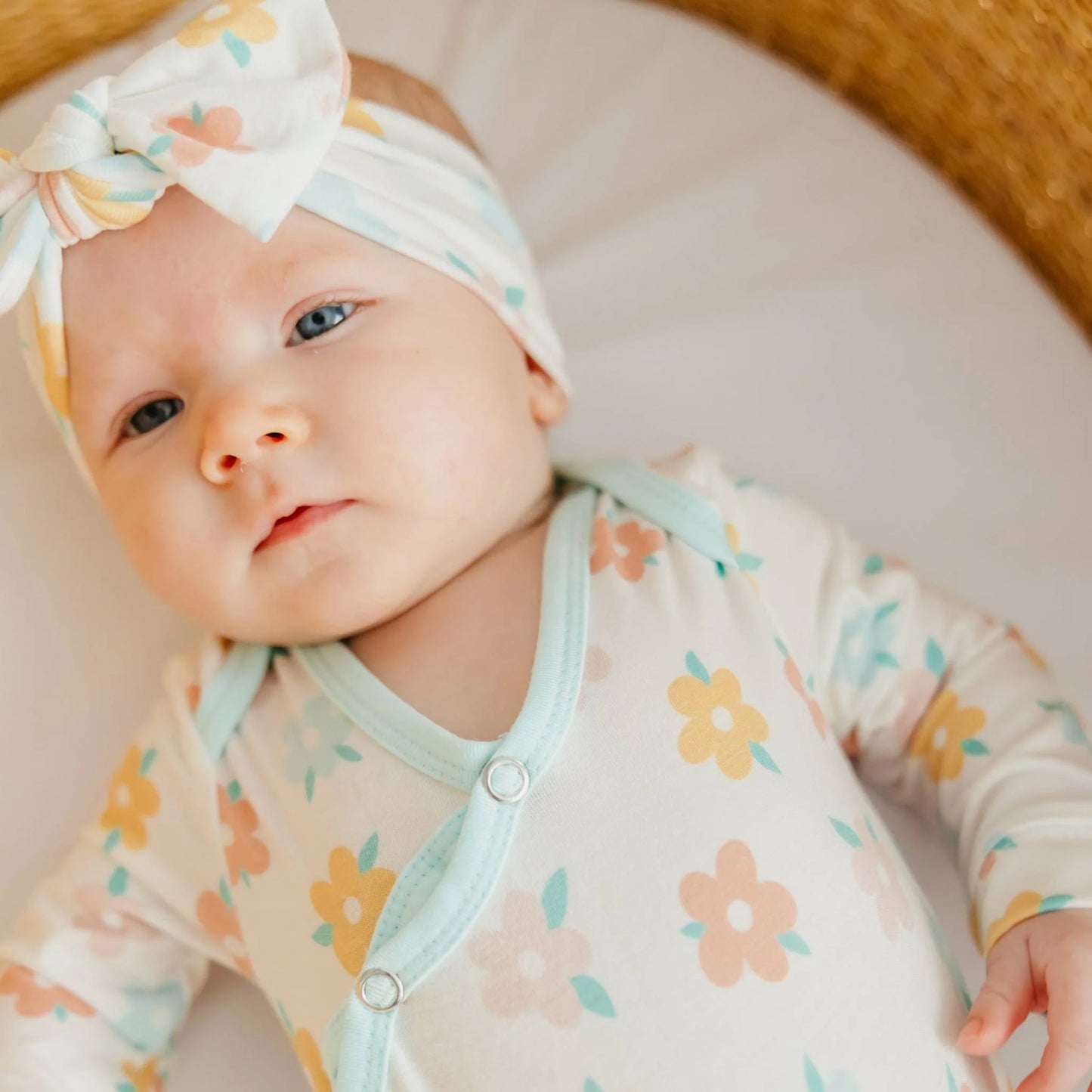 Daisy Newborn Knotted Gown