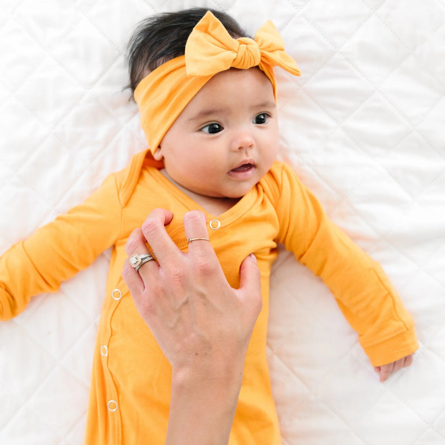 Assorted Colors Solid Knit Headband Bow