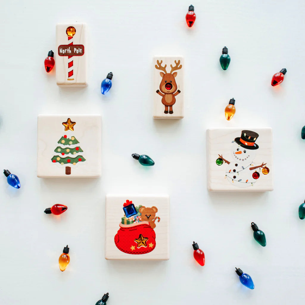 North Pole Friends Gem Block Set