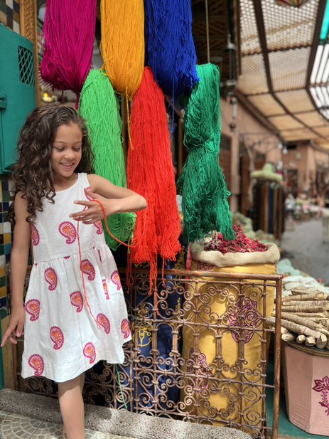 Marrakech Embroidered Summer Dress