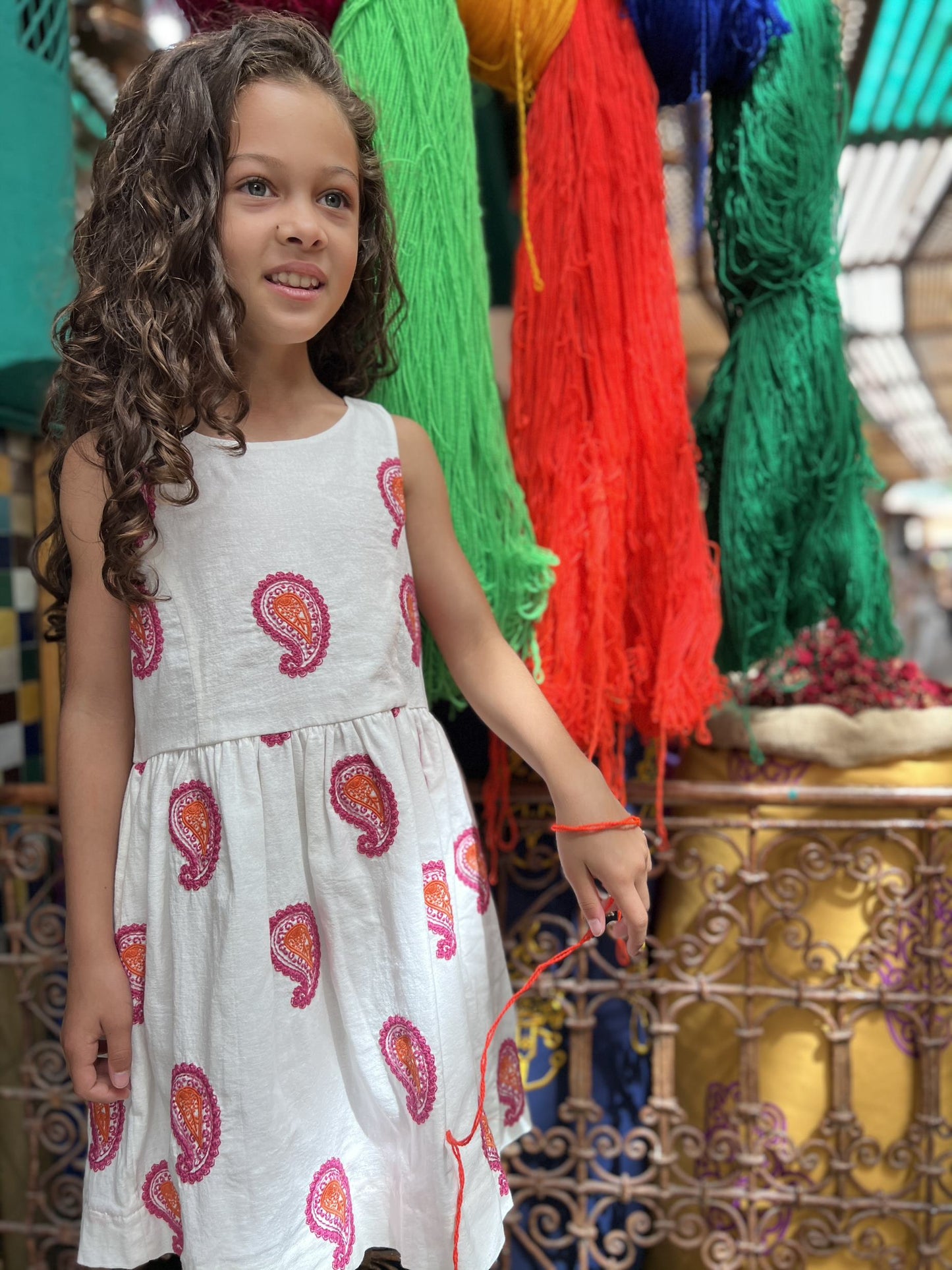 Marrakech Embroidered Summer Dress