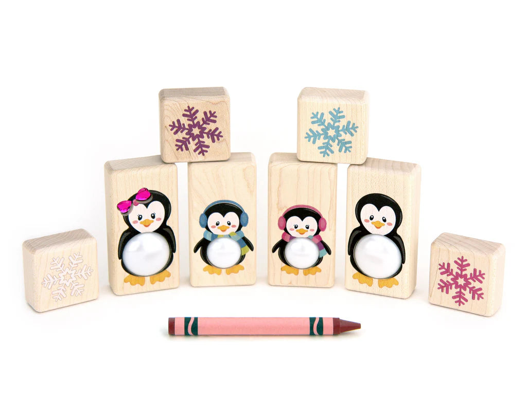 Penguin 8 Pc Gem Block Set