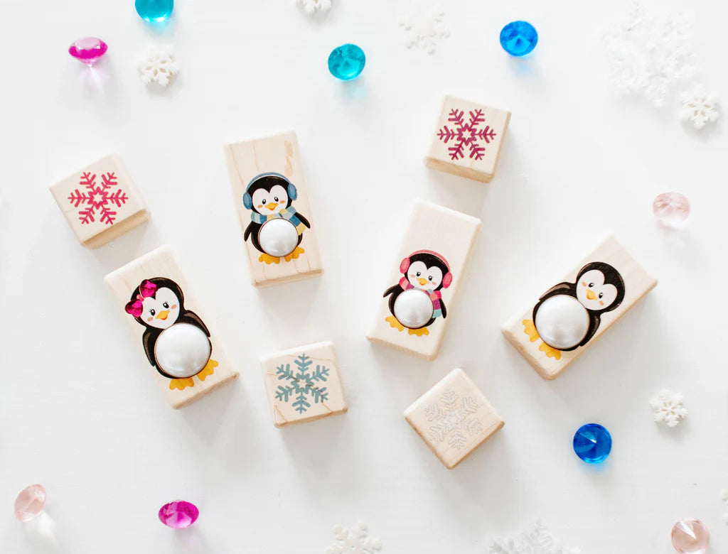 Penguin 8 Pc Gem Block Set