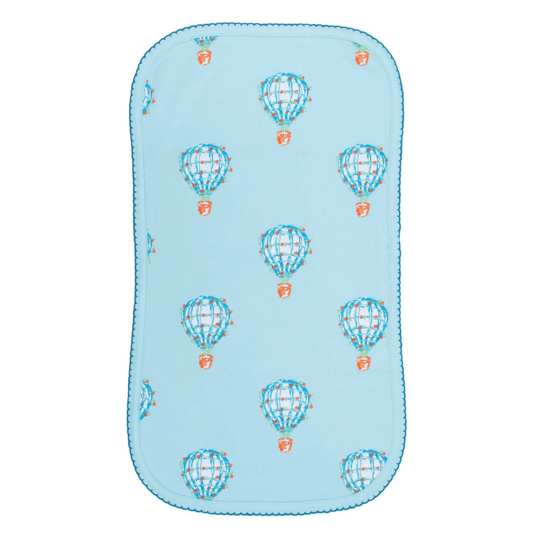 Blue Burp Cloth Air Balloon