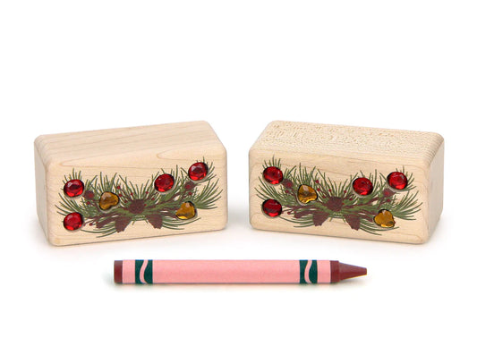 Pine Garland Gem Block Set