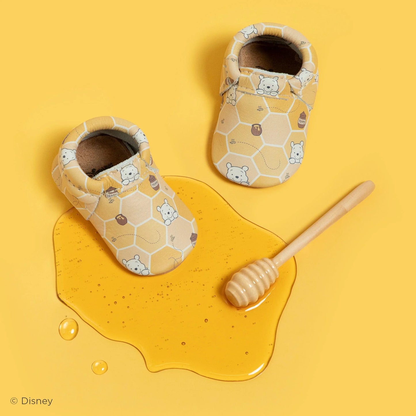 Pooh Honeycomb Baby Shoe