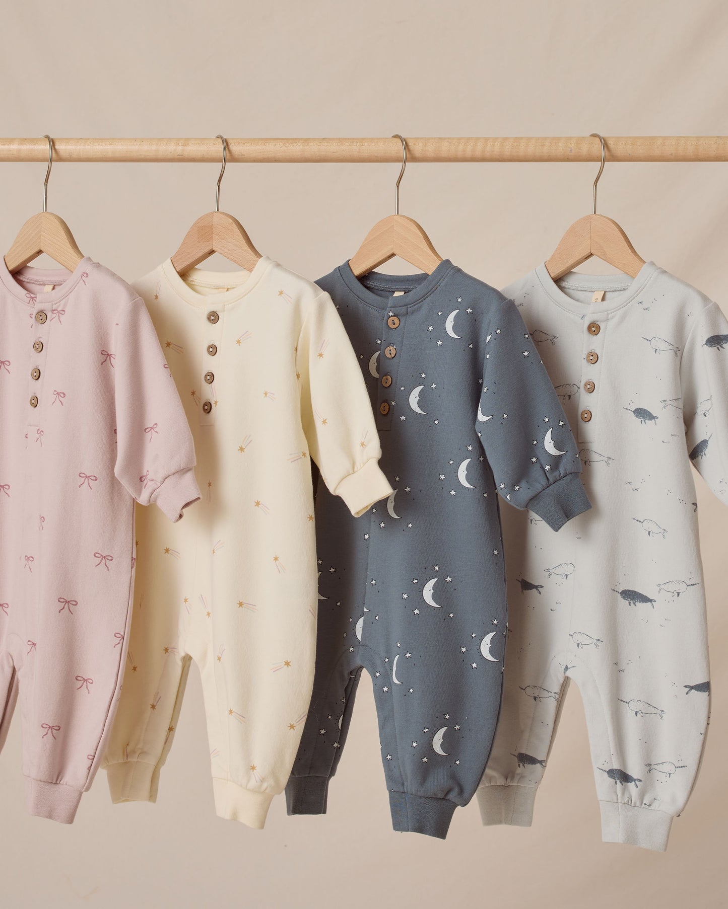 Relaxed Silver Moons Fleece Jumpsuit