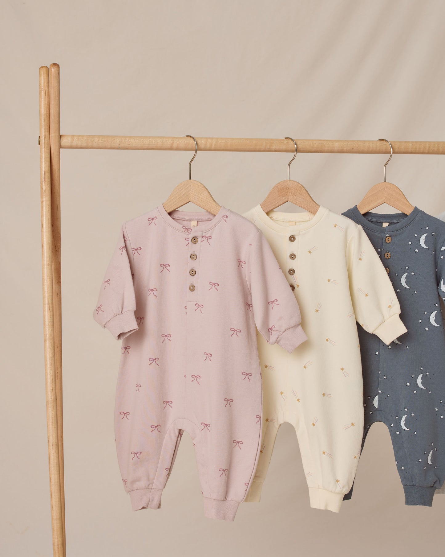 Relaxed Silver Moons Fleece Jumpsuit