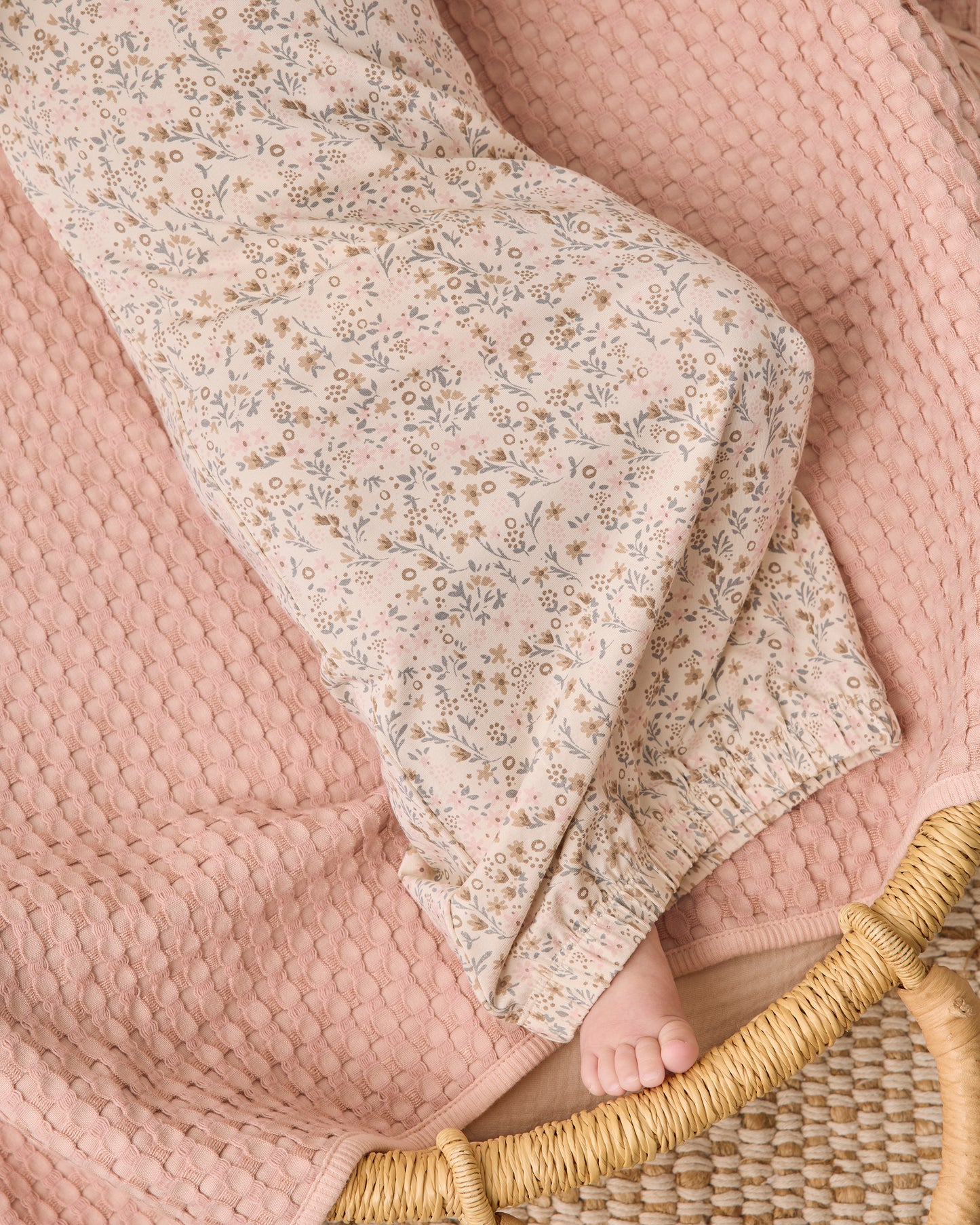 Bloom Bamboo Baby Gown & Hat