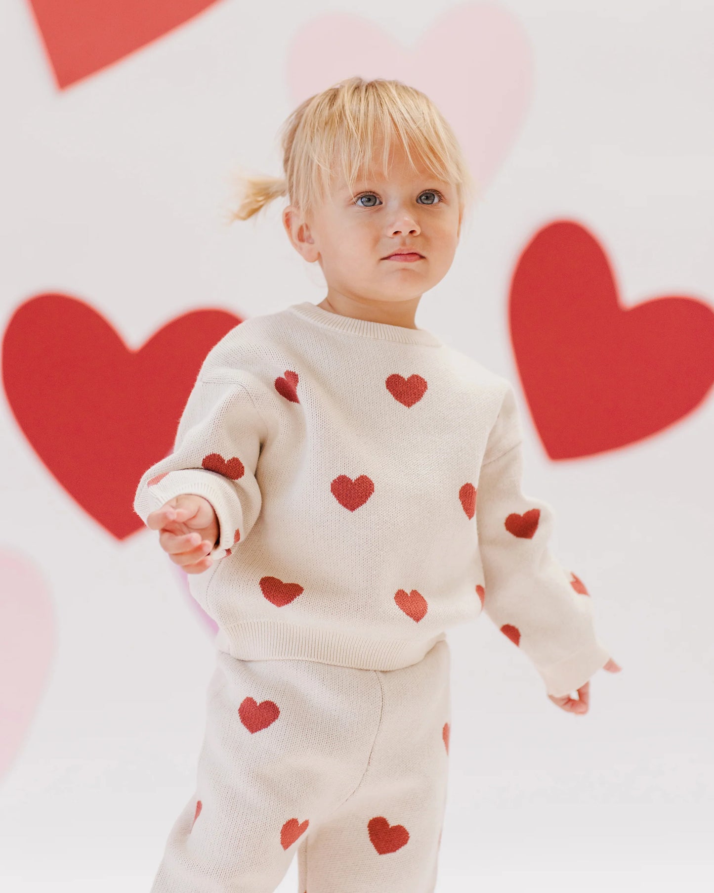 Heart Knit Pants