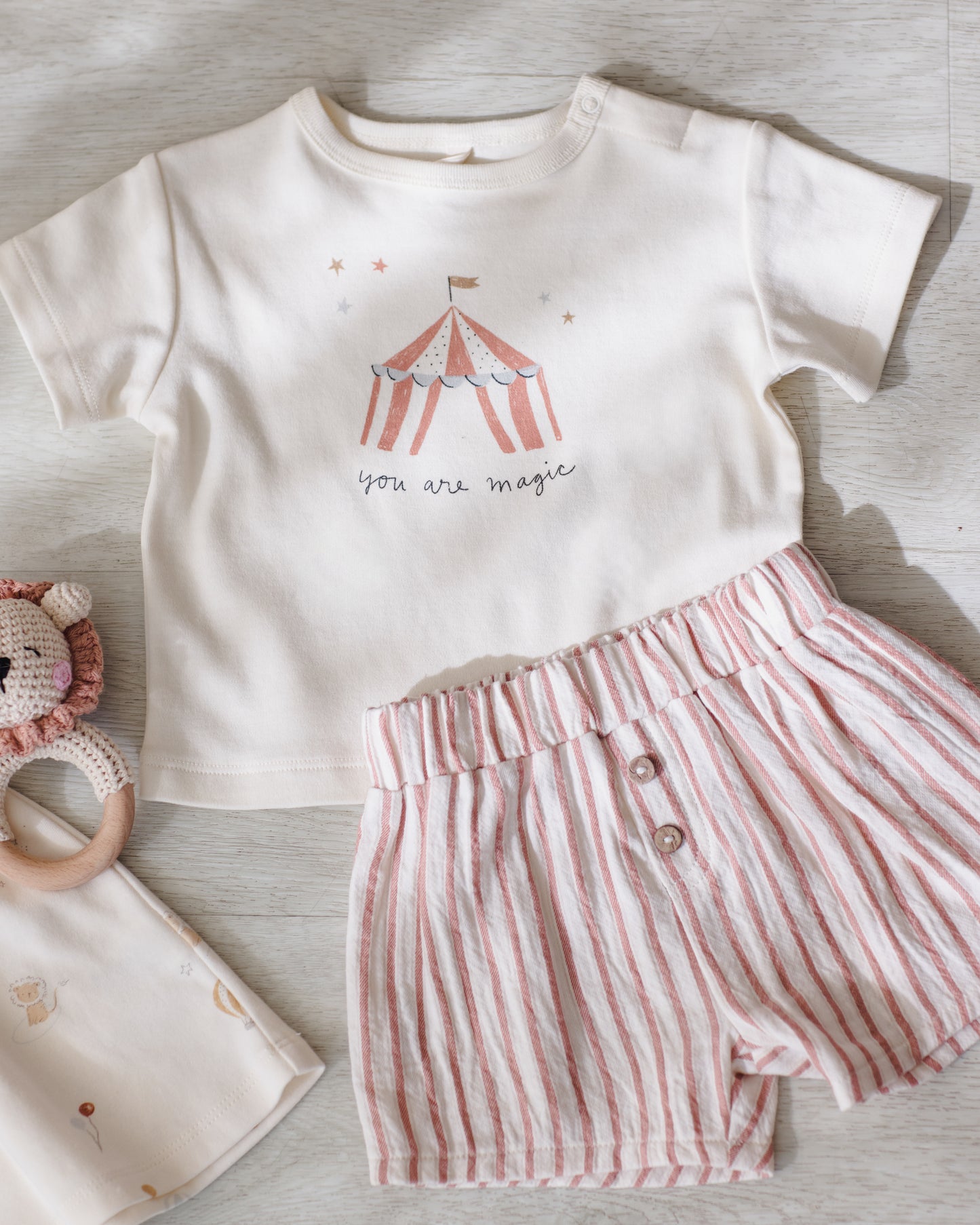 Woven Vintage Stripe Shorts