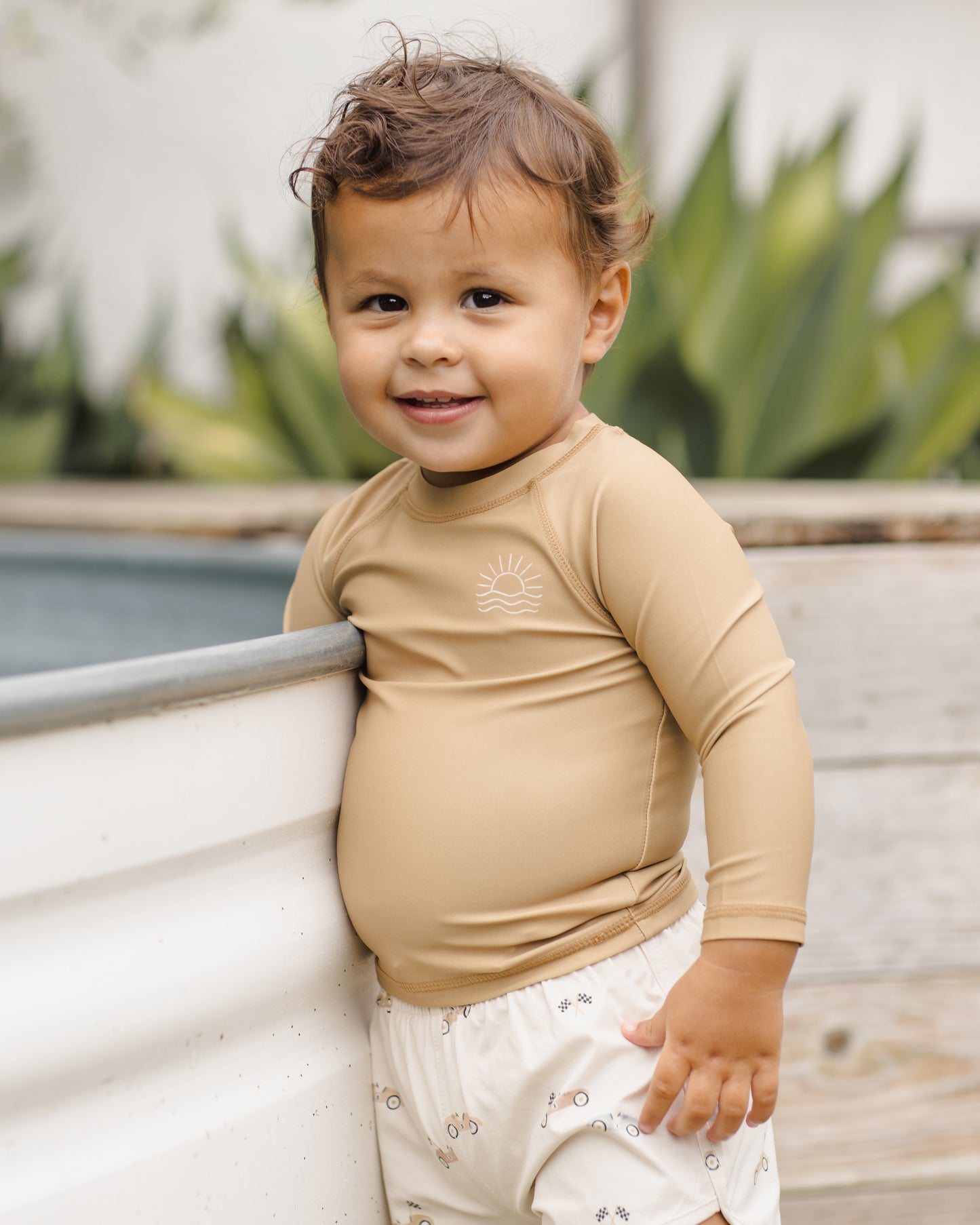 Boys’ Race Car Swim Shorts