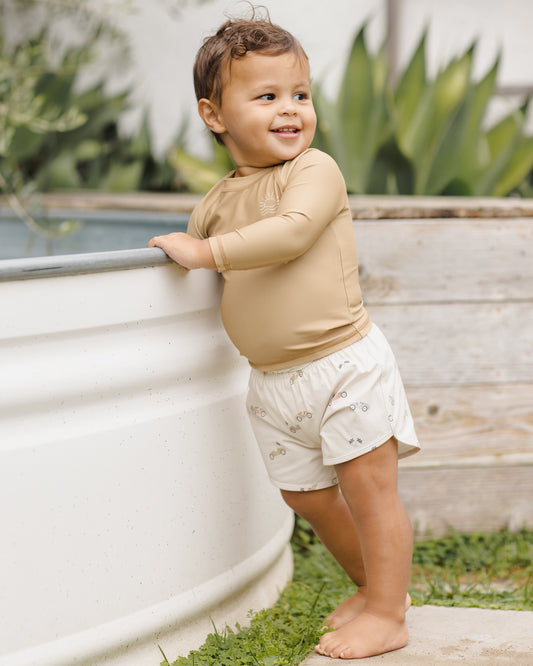 Boys’ Race Car Swim Shorts