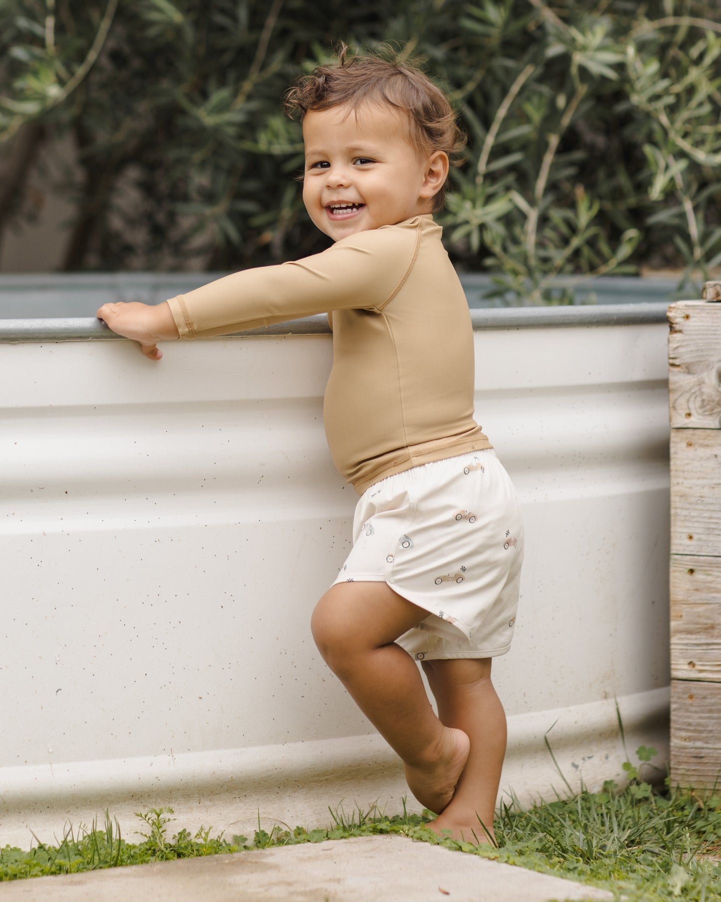 Boys’ Race Car Swim Shorts