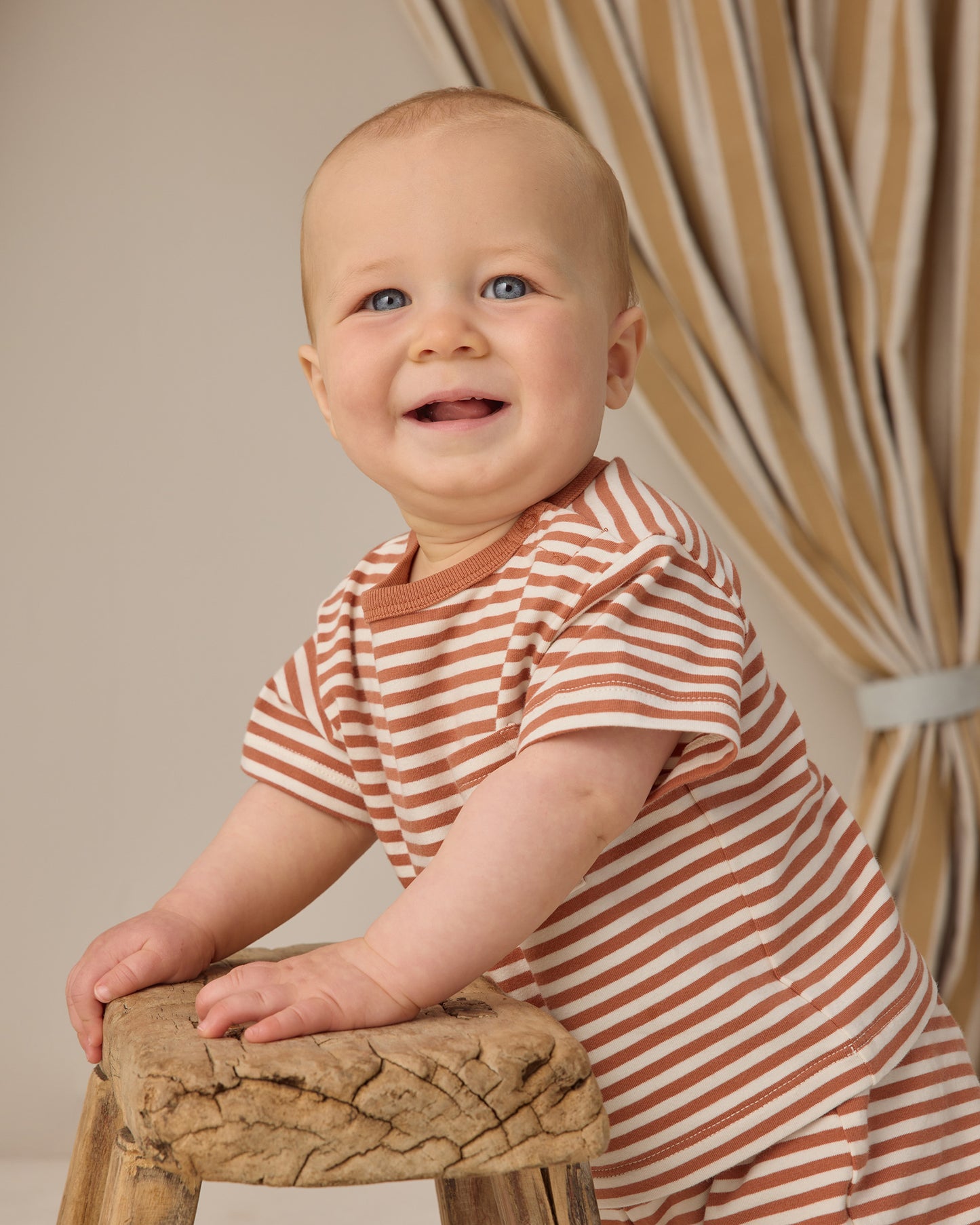 Poppy Stripe Short Set