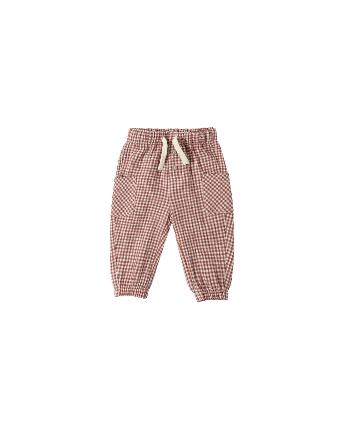 Red Gingham Luca Pant