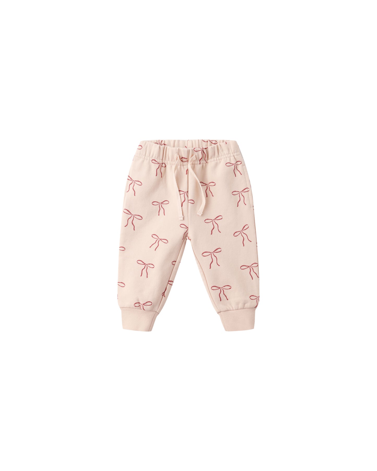 Relaxed Red Bows Fleece Sweatpants