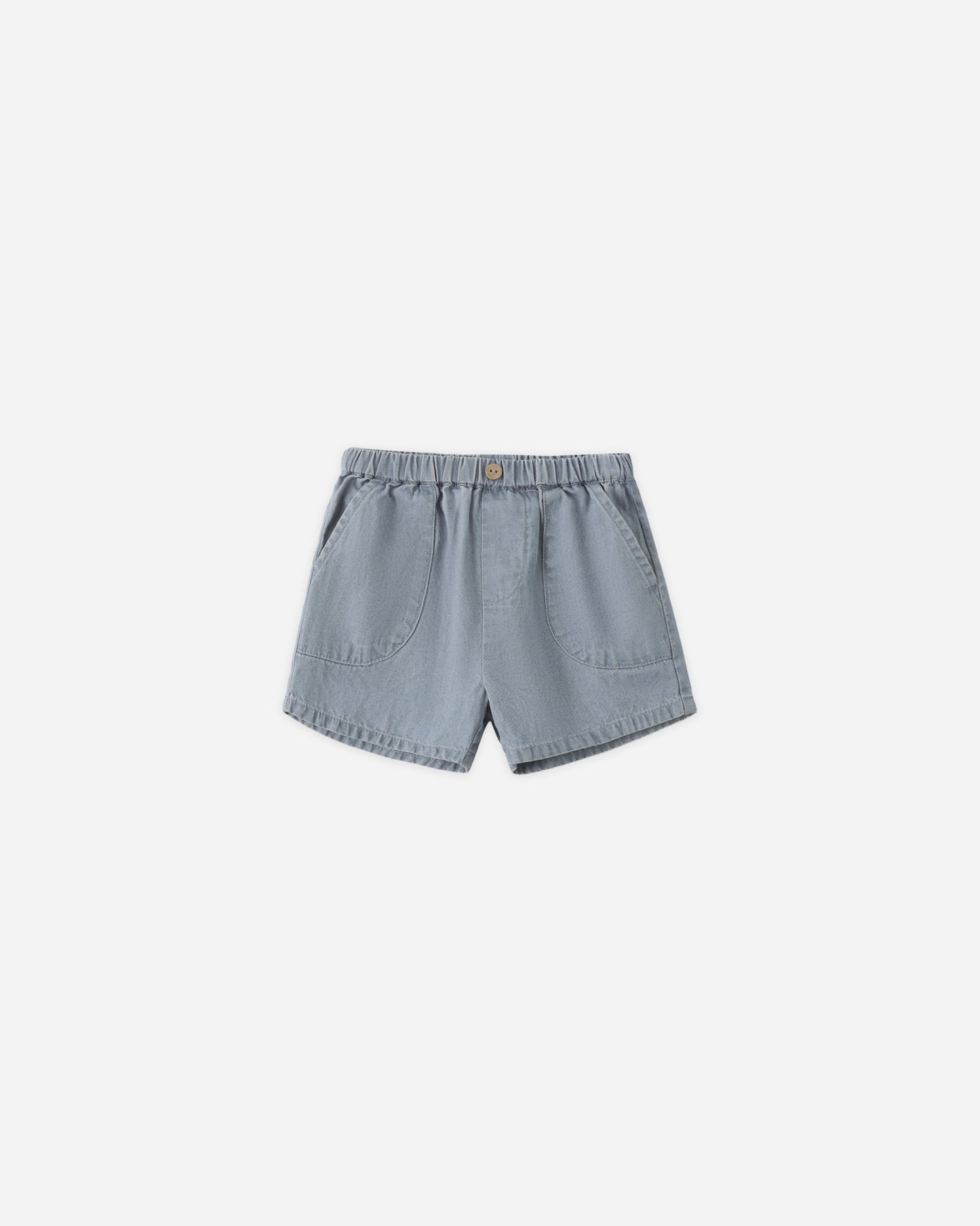 Chambray Utility Shorts
