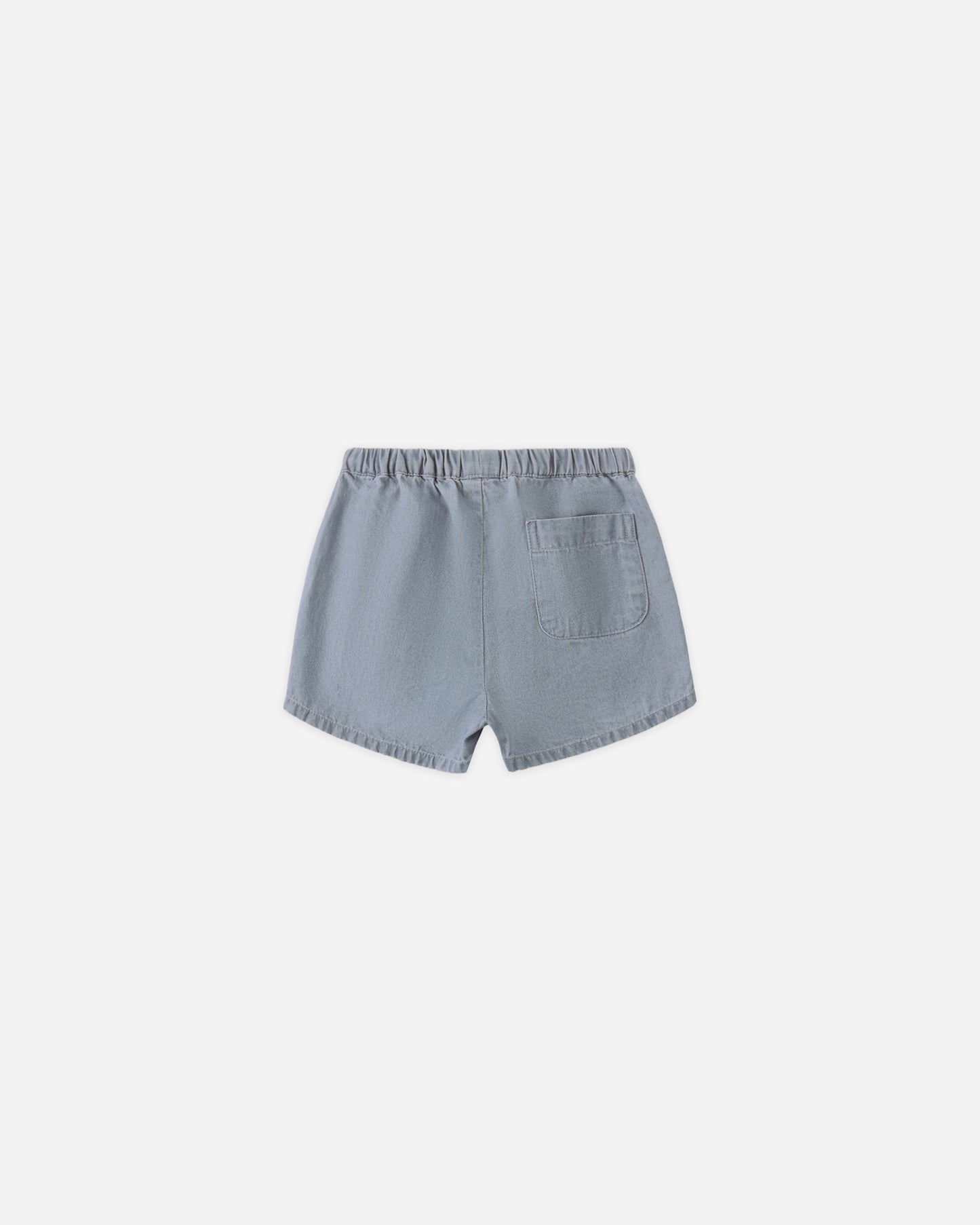 Chambray Utility Shorts