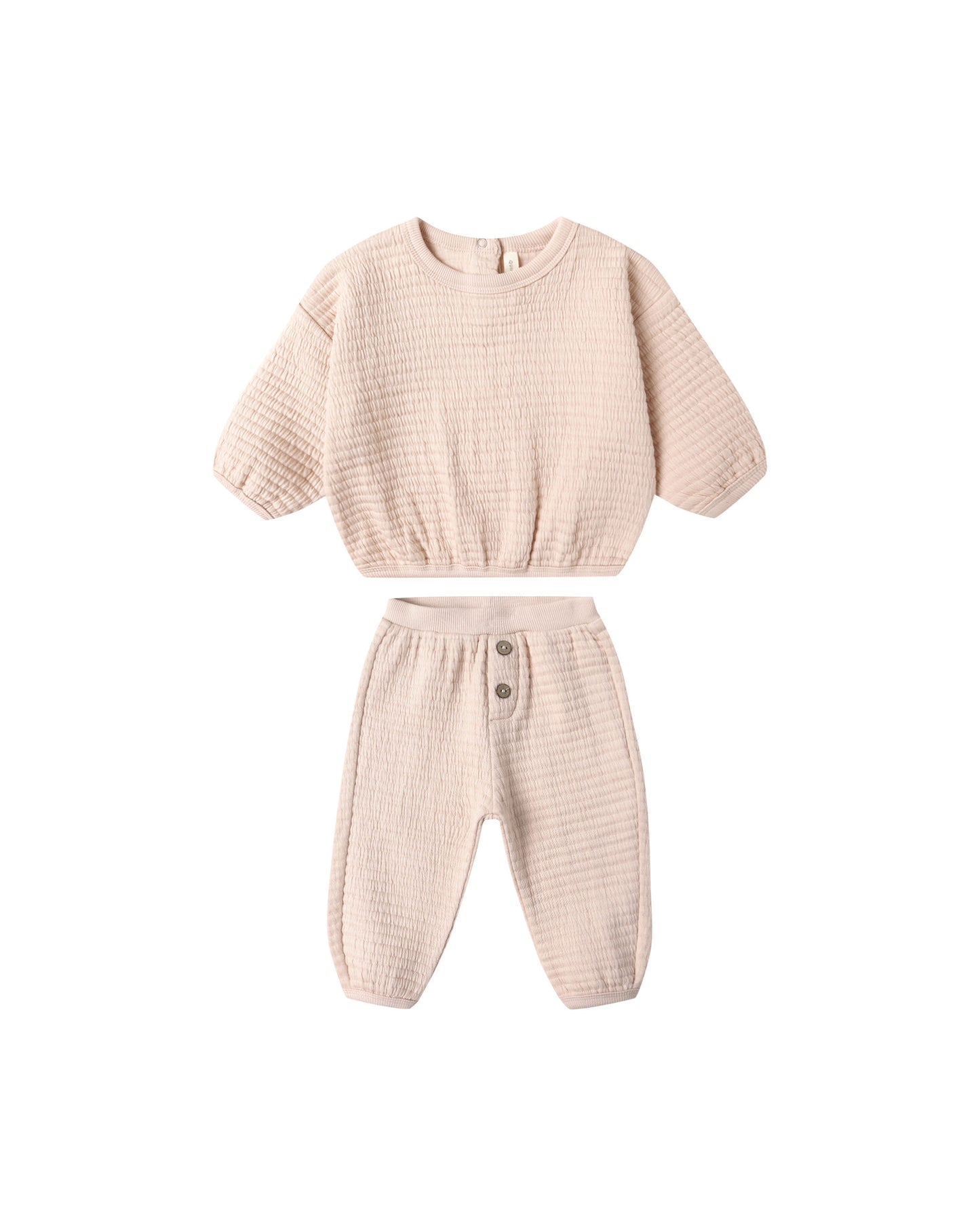 Antique Textured Sweat Set