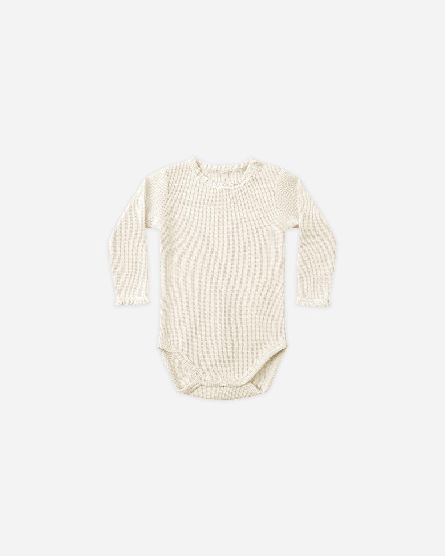 Natural Waffle LS Onesie