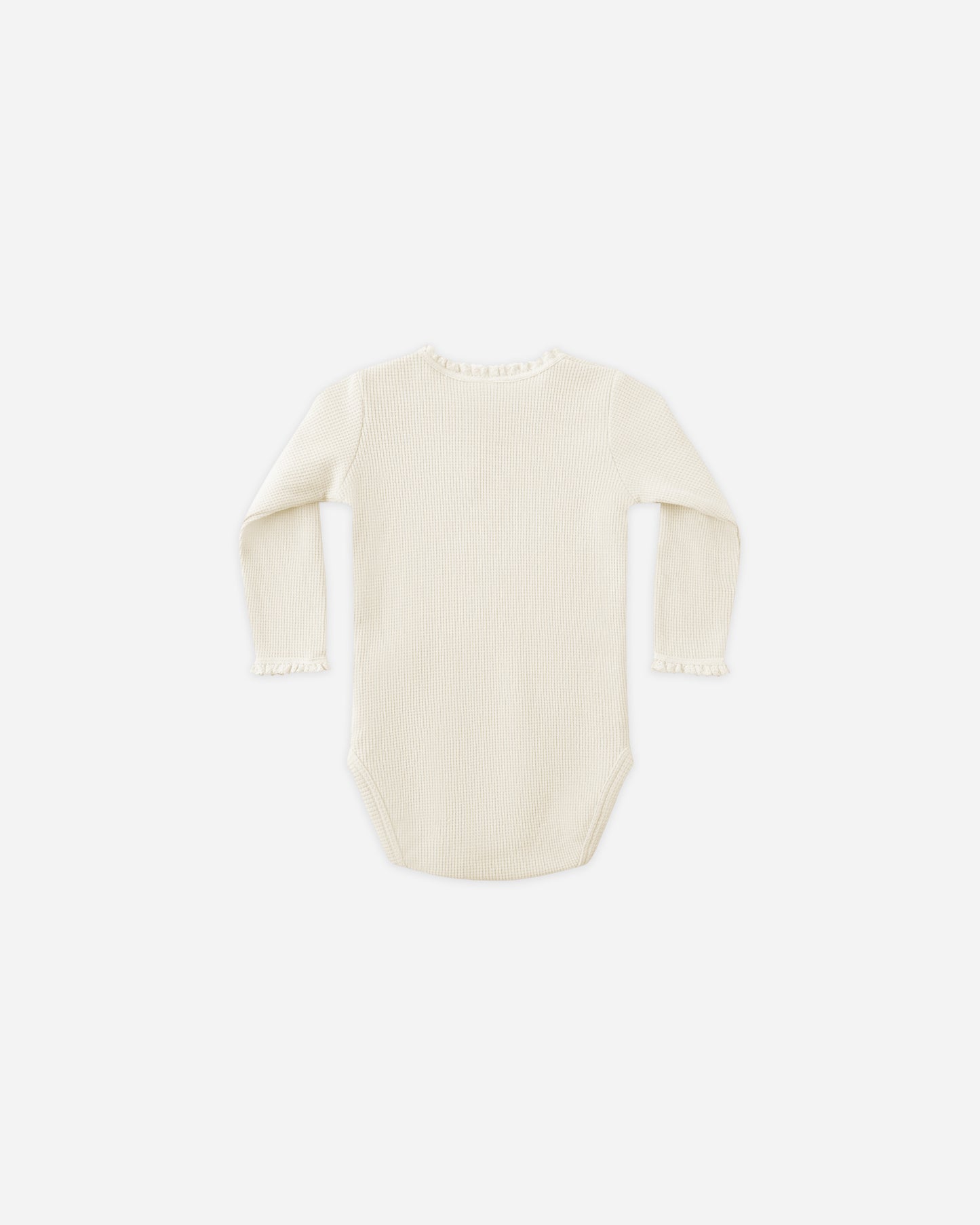 Natural Waffle LS Onesie