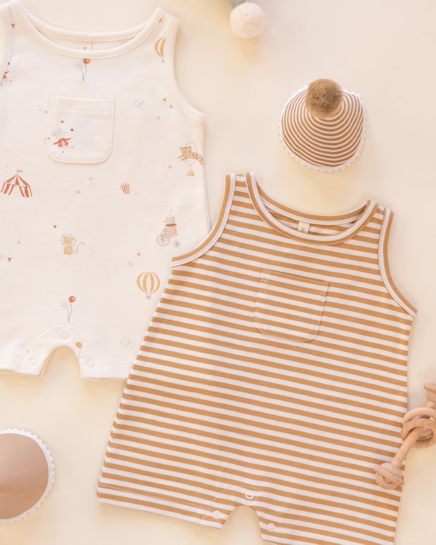 Sleeveless 1-Pc Carnival Romper