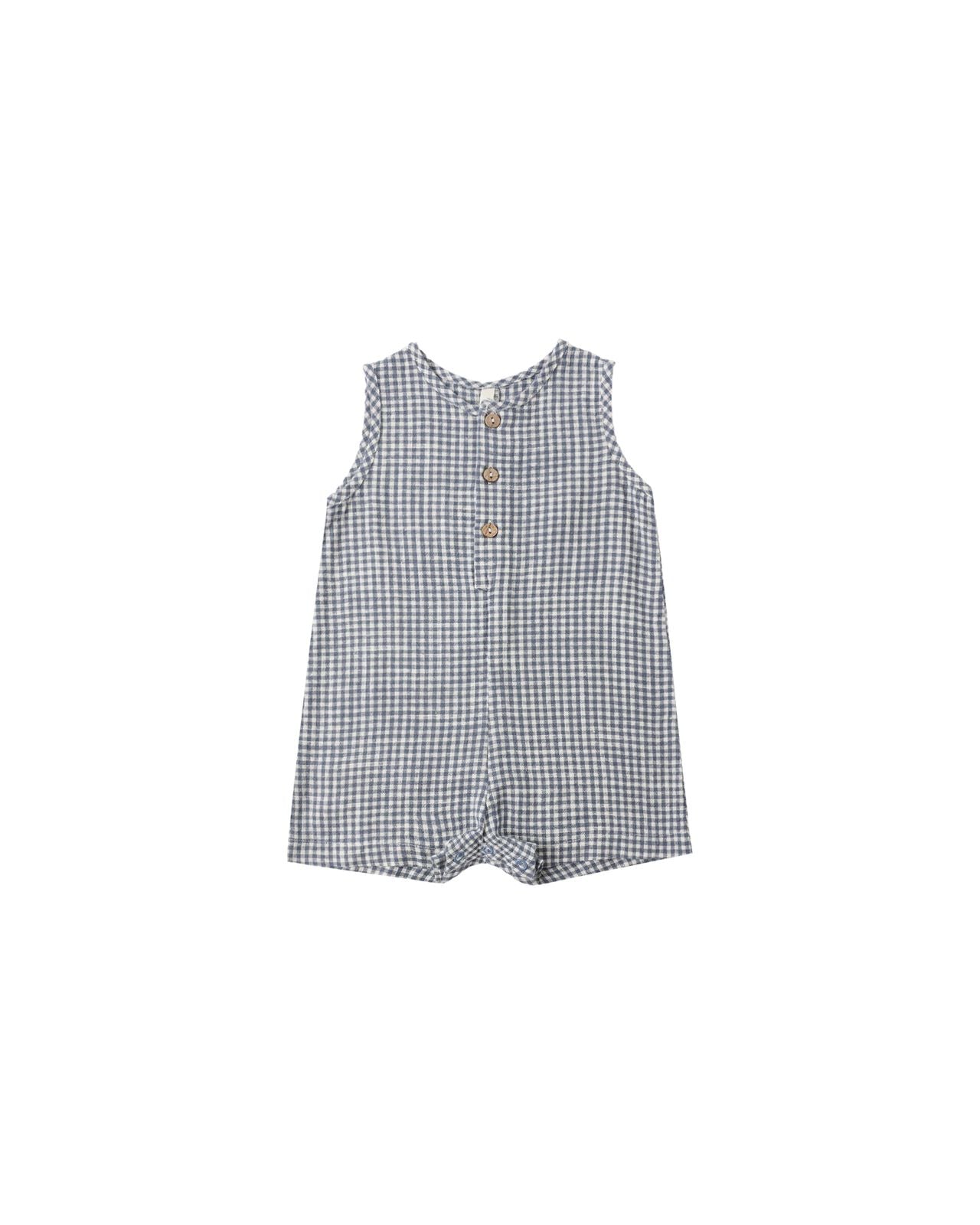 Marine Gingham Mavrick Romper