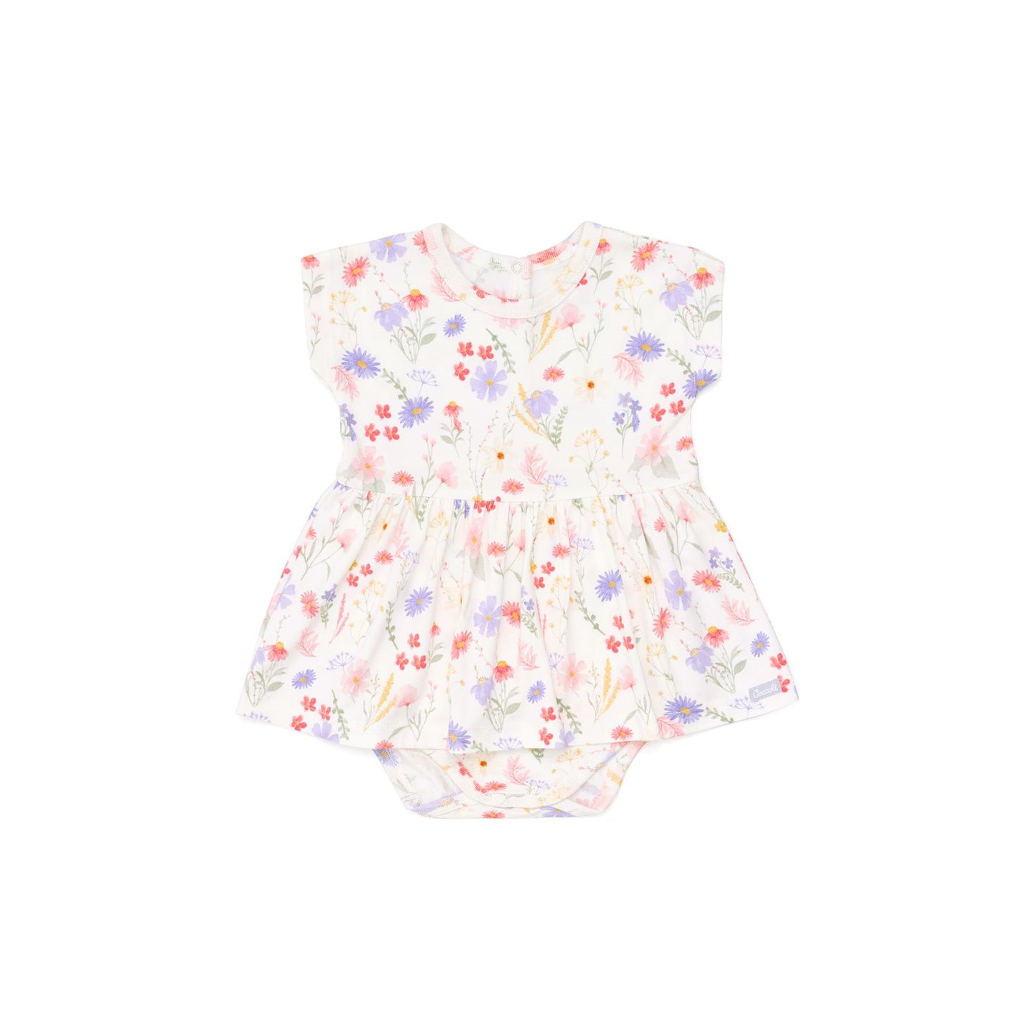 Flowers On Cream Romper
