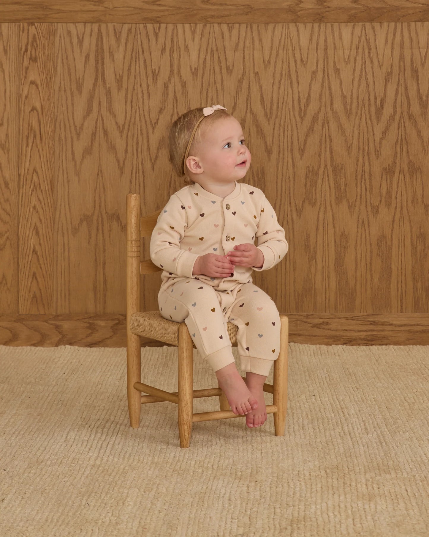 Button Down Hearts Jumpsuit