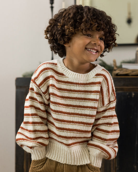 Aspen Ruby Stripe Sweater
