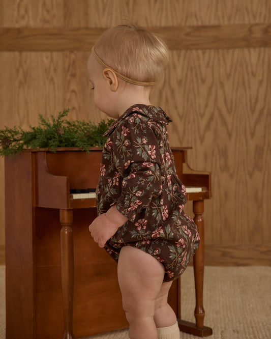Winter Floral Cora Romper