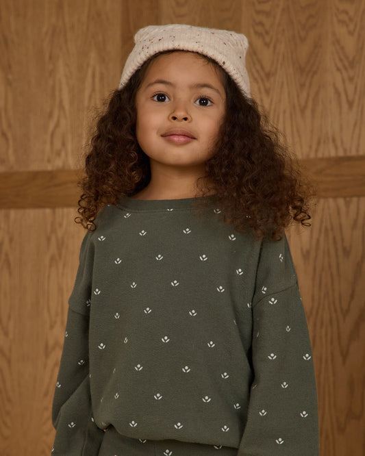 Evergreen Ditsy Knit Set