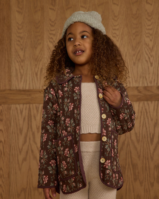 Winter Floral Clara Coat