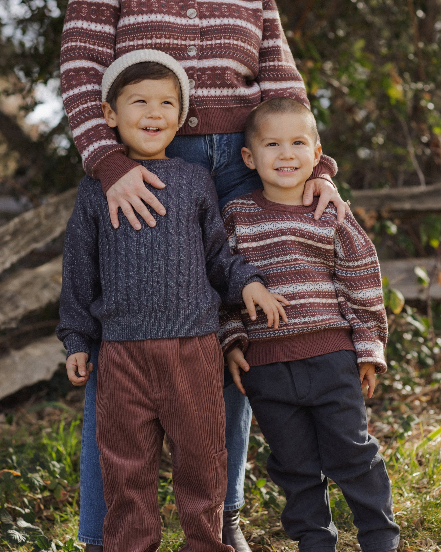 Mulberry Multi-Stripe Aspen Sweater