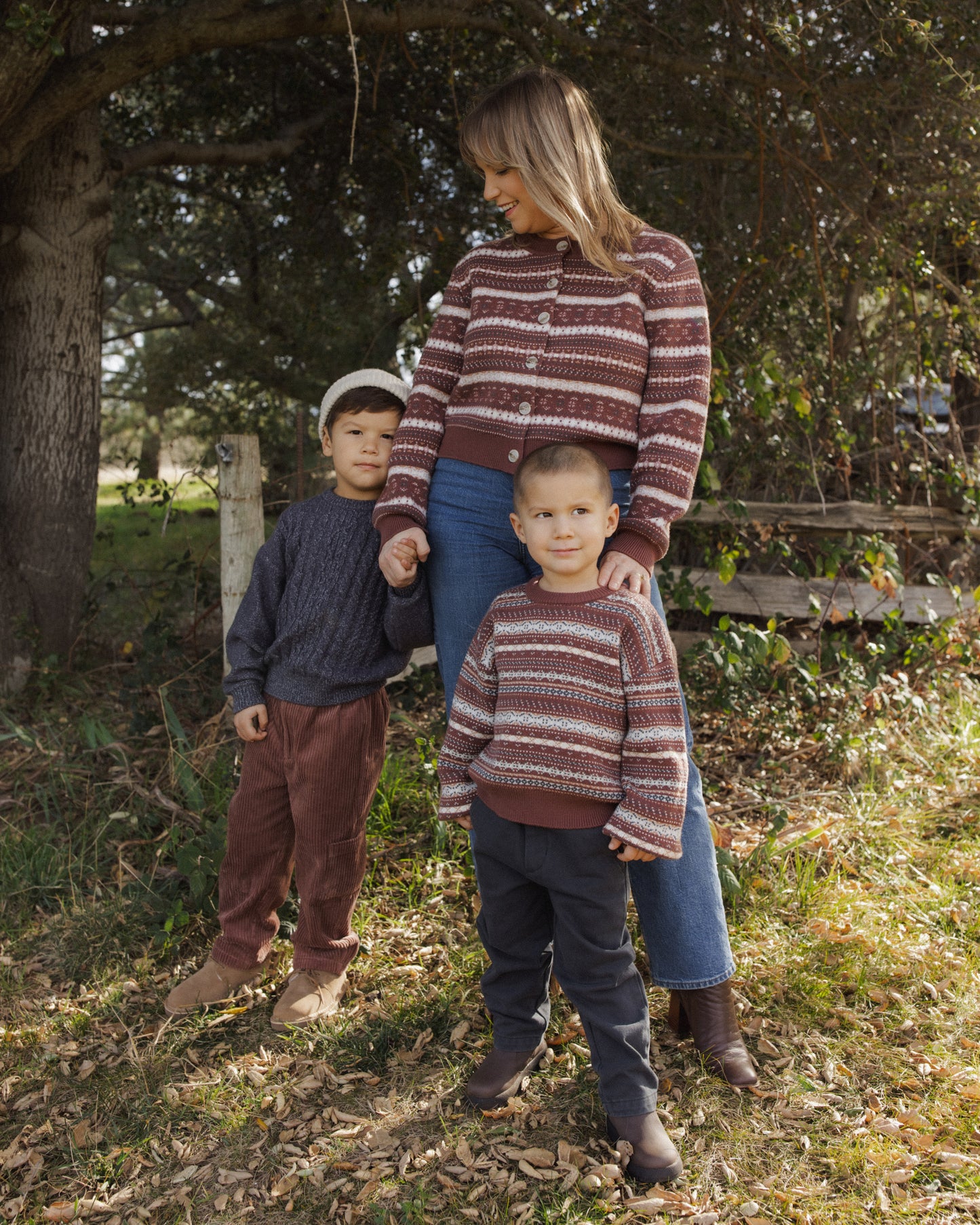 Mulberry Multi-Stripe Aspen Sweater