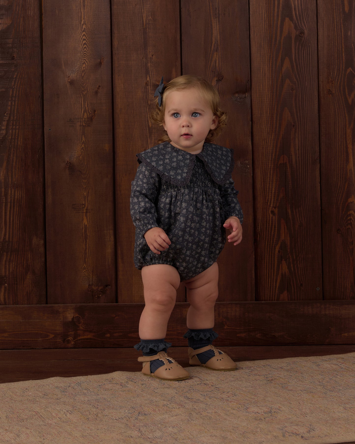 Heart Ditsy Fern Romper