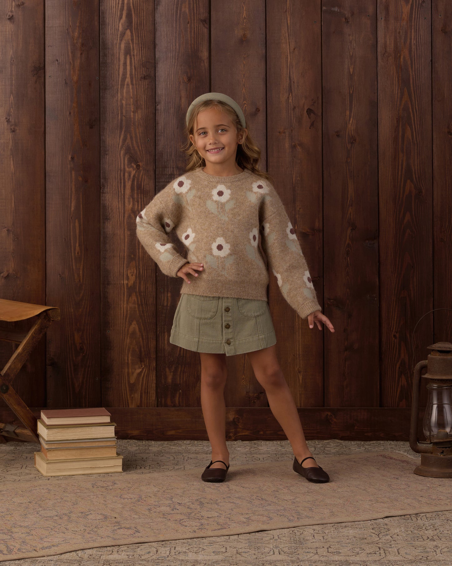 Fawn Flower Aspen Sweater