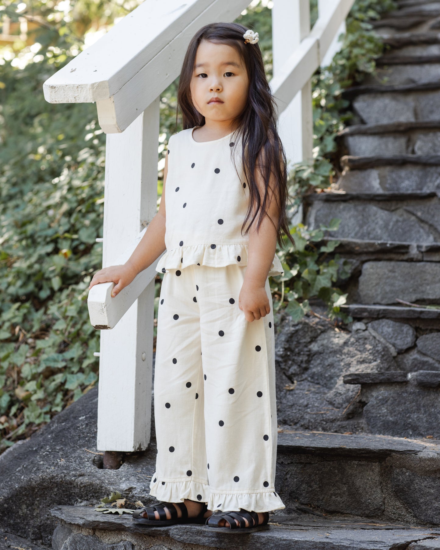 Polka Dot Wide Leg Pants