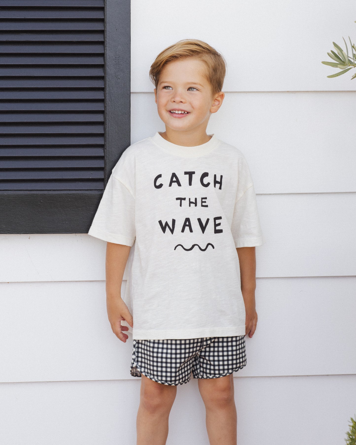 Black Check Perry Shorts