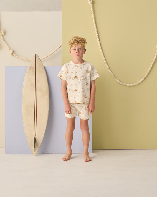 Surf Town Short Set