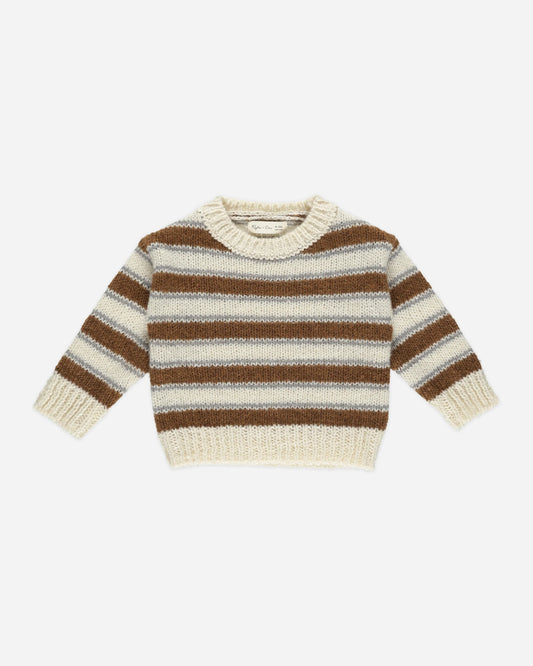 Aspen Saddle Stripe Sweater