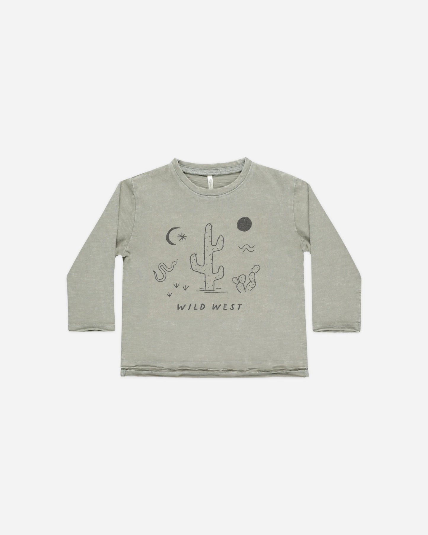 Wild West L/S Raw Edge Tee