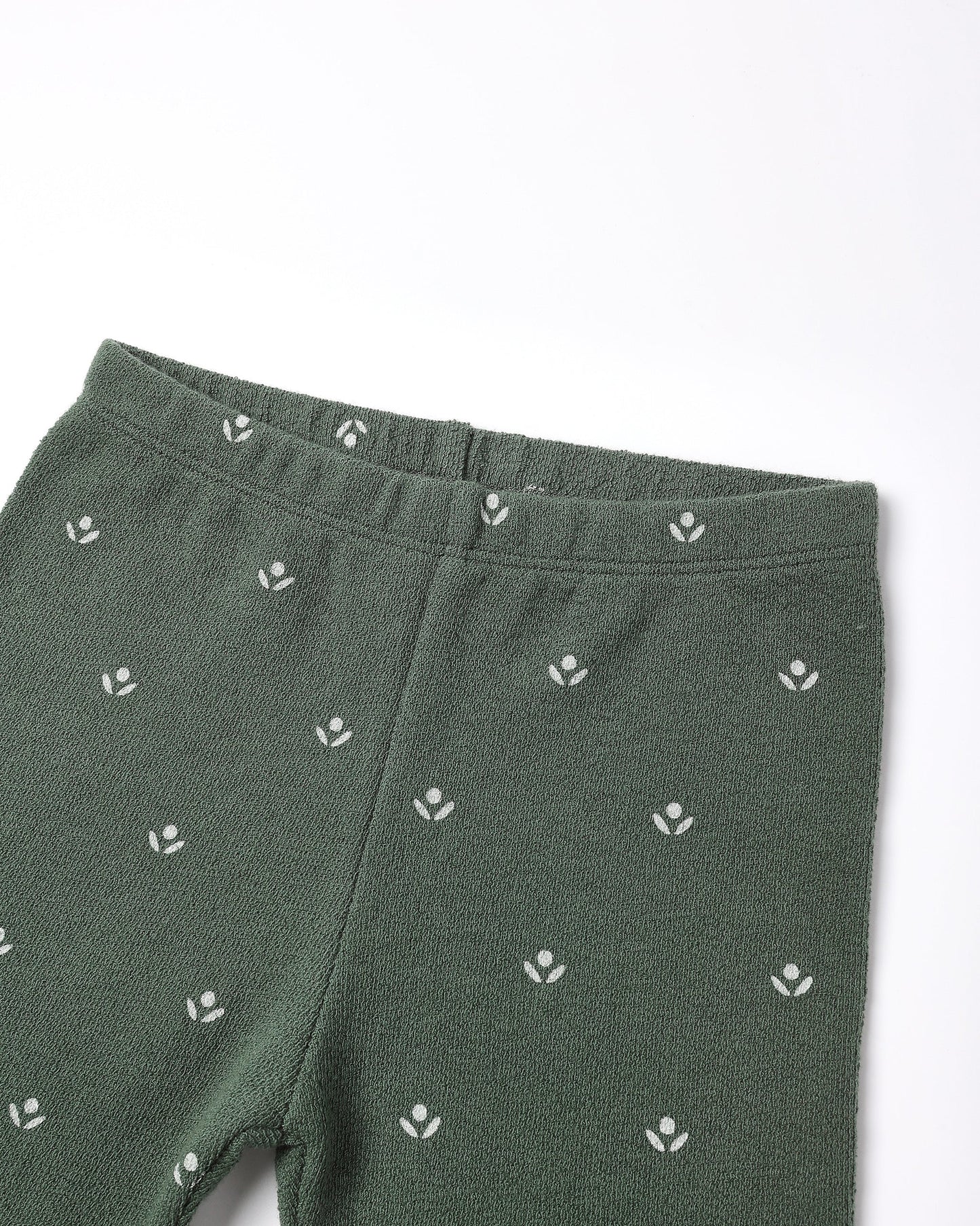 Evergreen Ditsy Knit Set