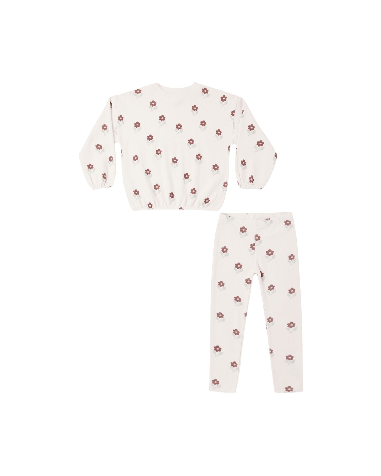 Spongey Knit Petal Daisy Set