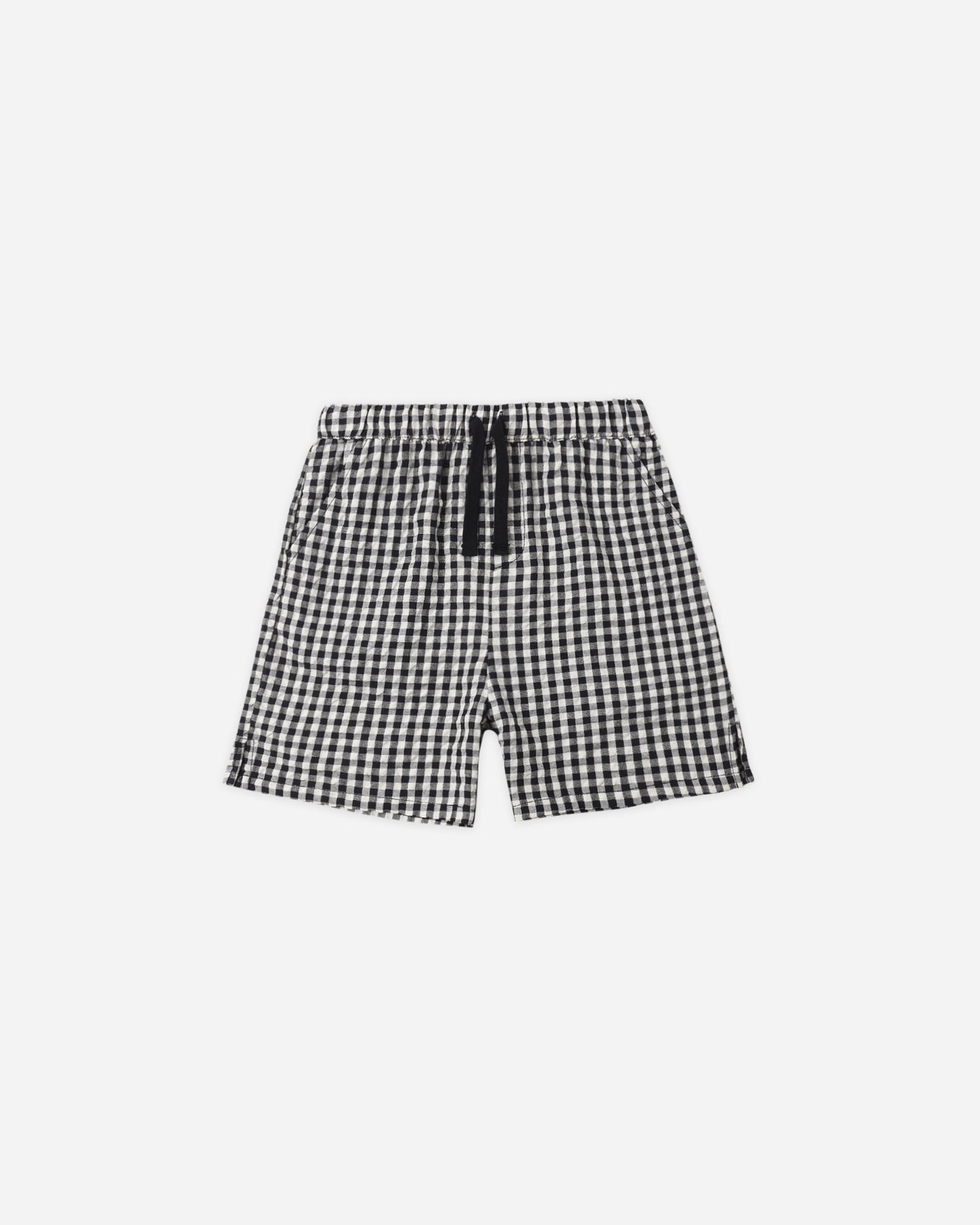 Black Check Perry Shorts