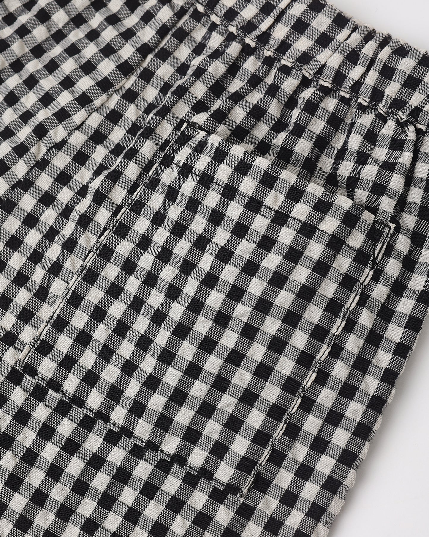 Black Check Perry Shorts