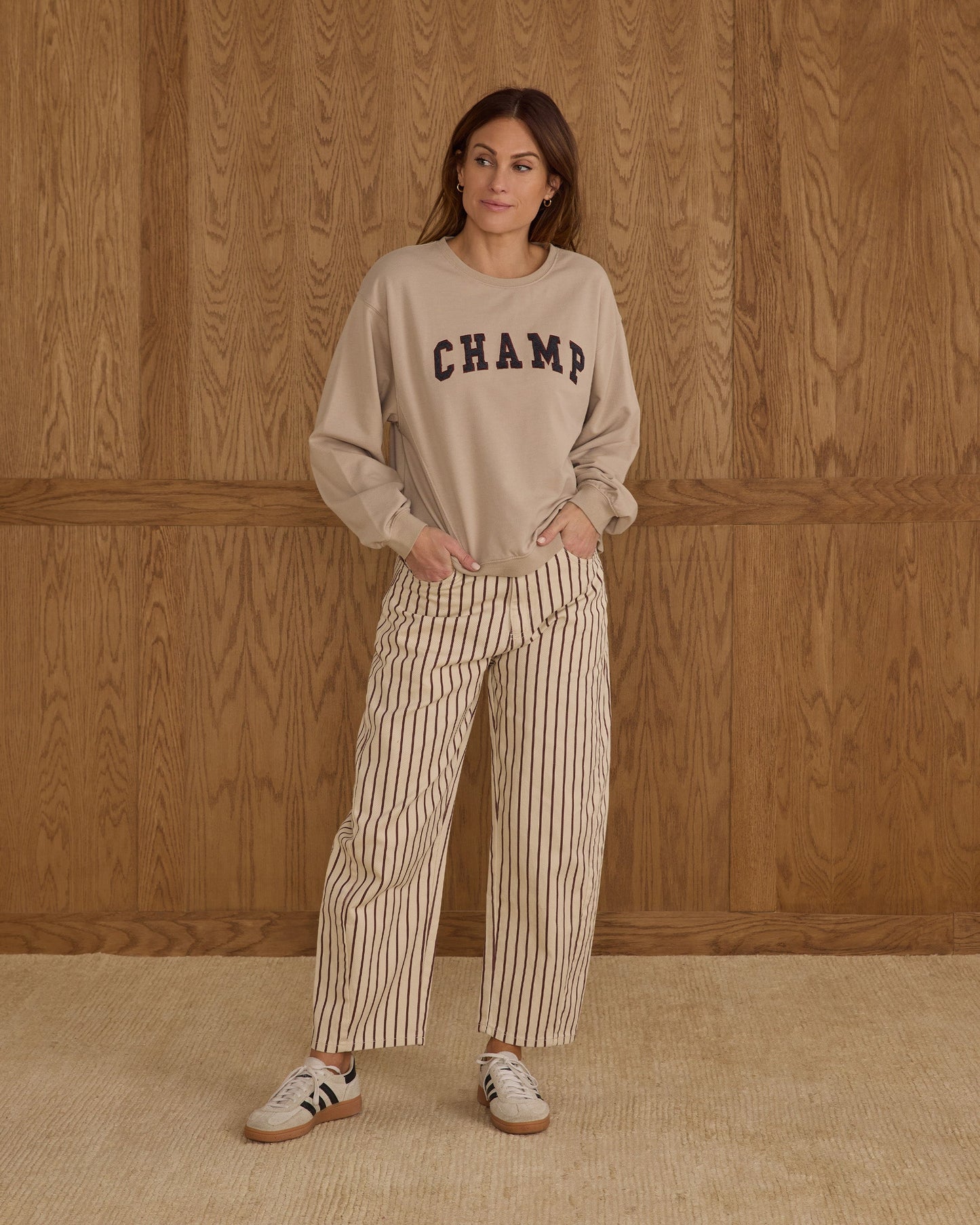 Woman's Oversized Champ Sweatshirt