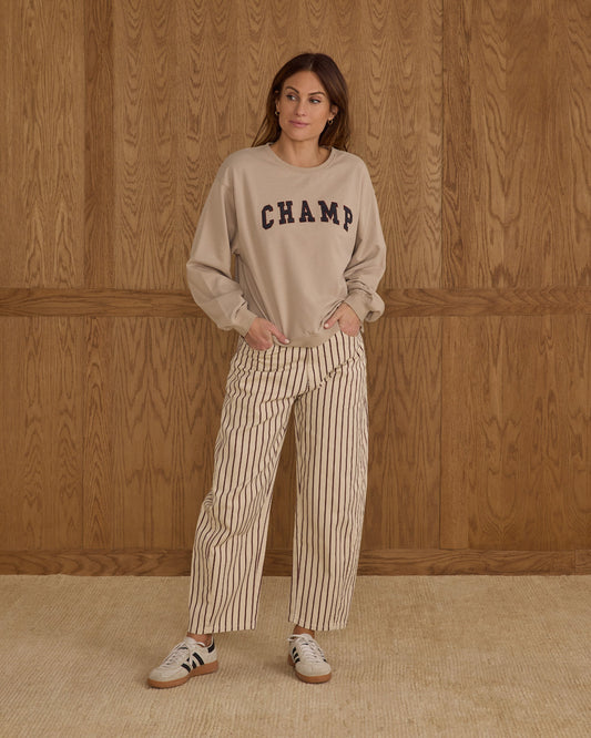 Woman's Oversized Champ Sweatshirt